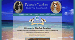 Desktop Screenshot of bluetidecavaliers.com